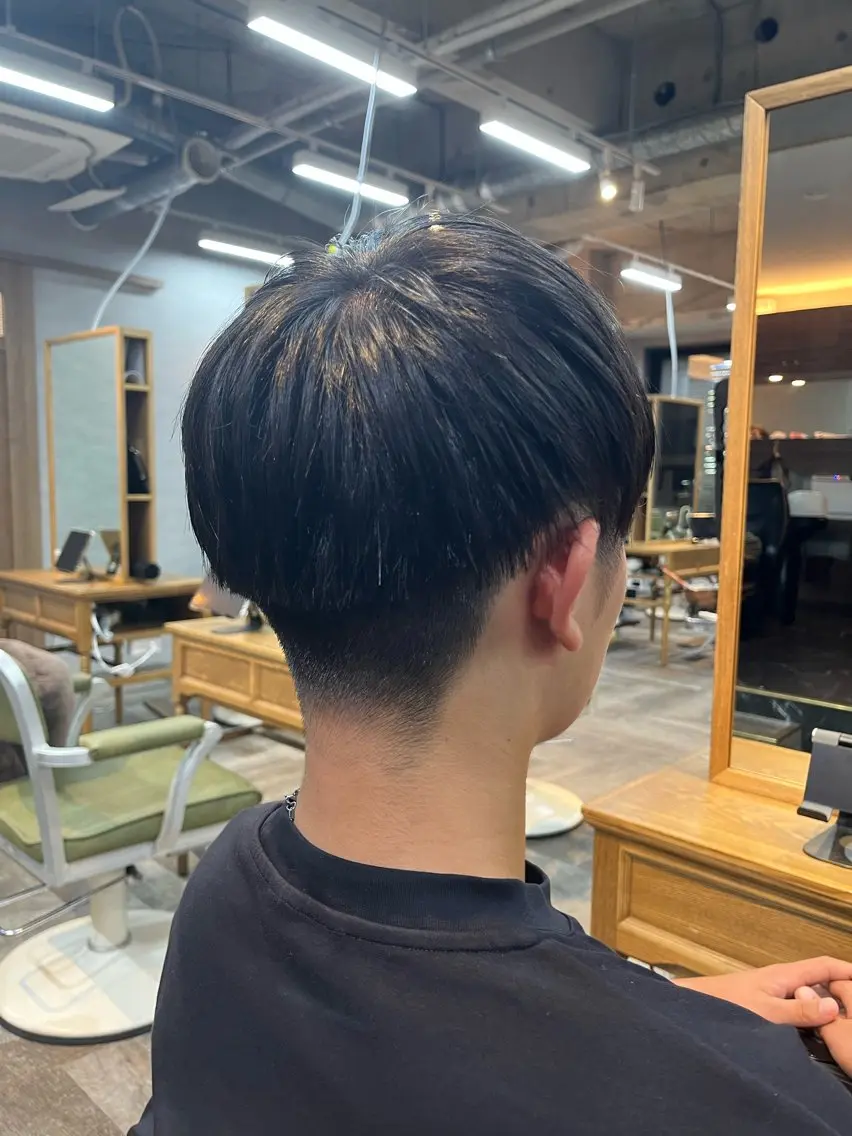 ショート カット 縮毛矯正⚡️カラー いいじまのヘアスタイル