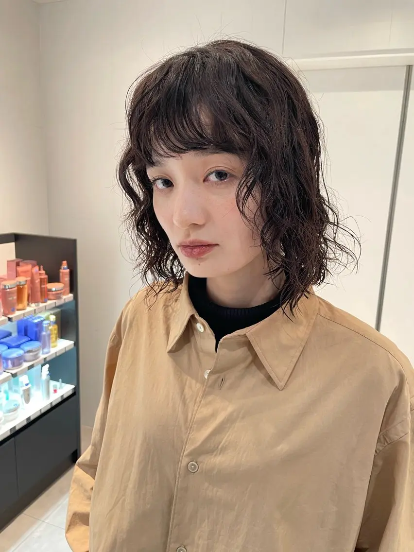 パーマ ボブ カット パーマ トリートメント パーマ/パーマ落とし 【Kouta】のヘアスタイル