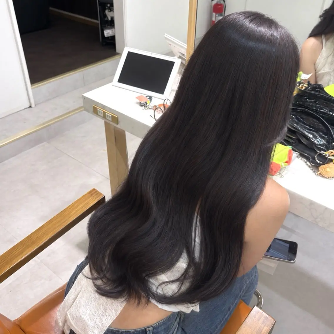 モデル限定価格🌠ブリーチなしワンカラー+3stepトリートメント🫧の写真