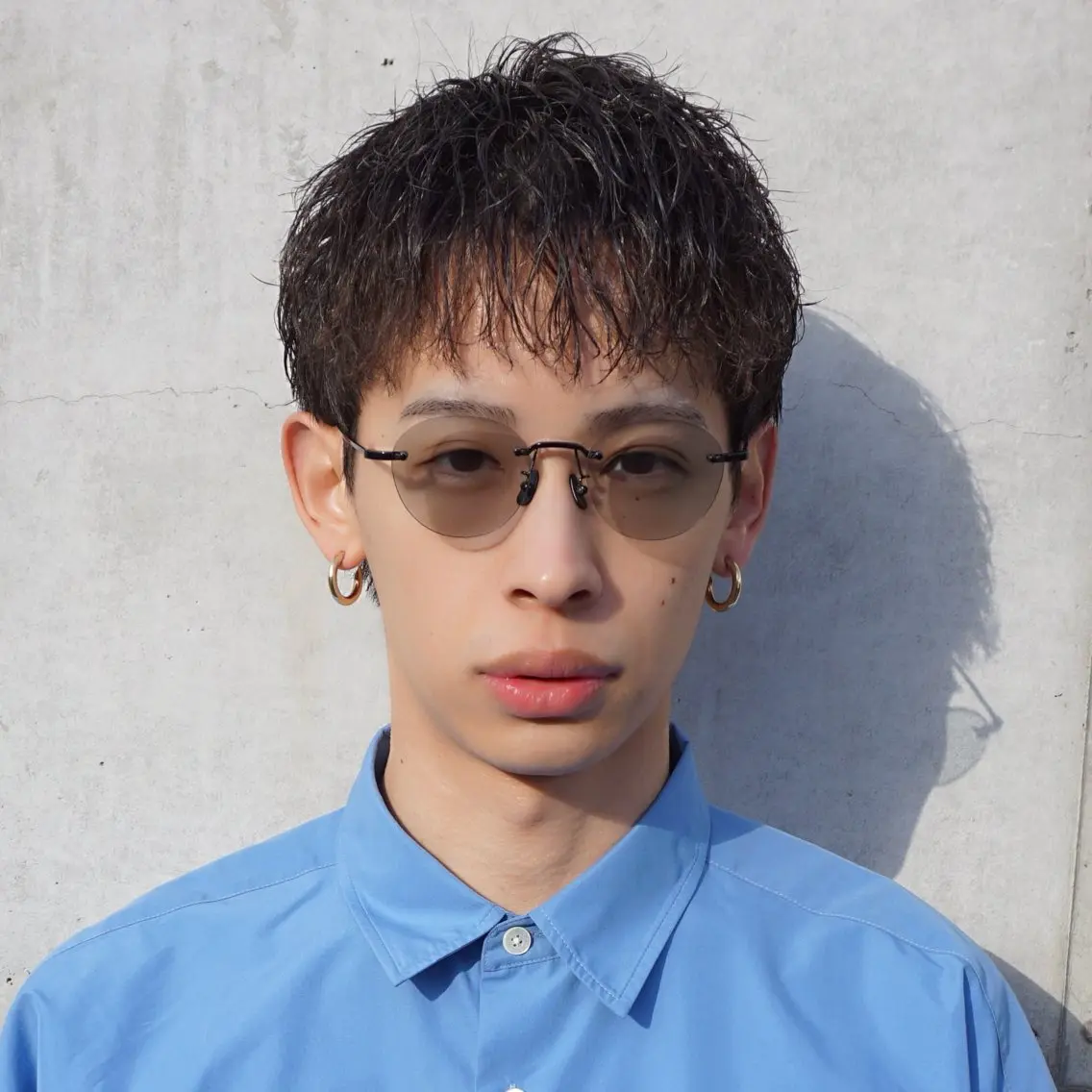 ショート メンズ 岩下 直生のヘアスタイル