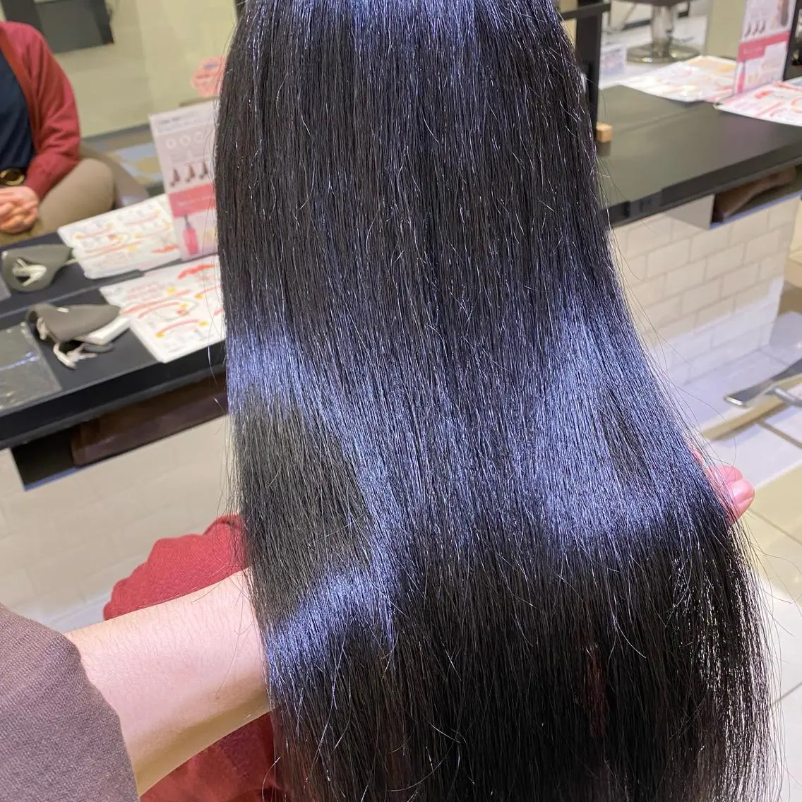 ロング パーマ 髪質改善 ストレートパーマ 縮毛矯正 トリートメント 野老 海音のヘアスタイル