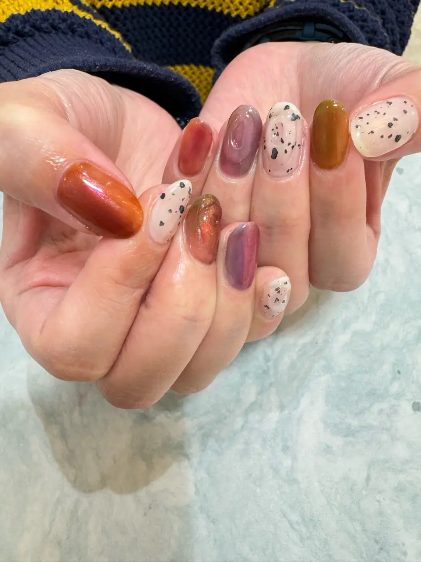 ネイル ハンドネイル nailist kanae🦖のネイルデザイン