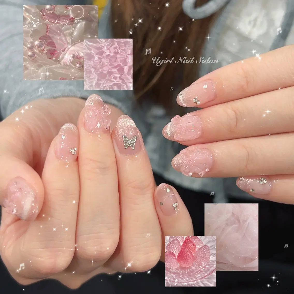 ネイル ハンドネイル 🪄mimi🎀 Midori🪽のネイルデザイン