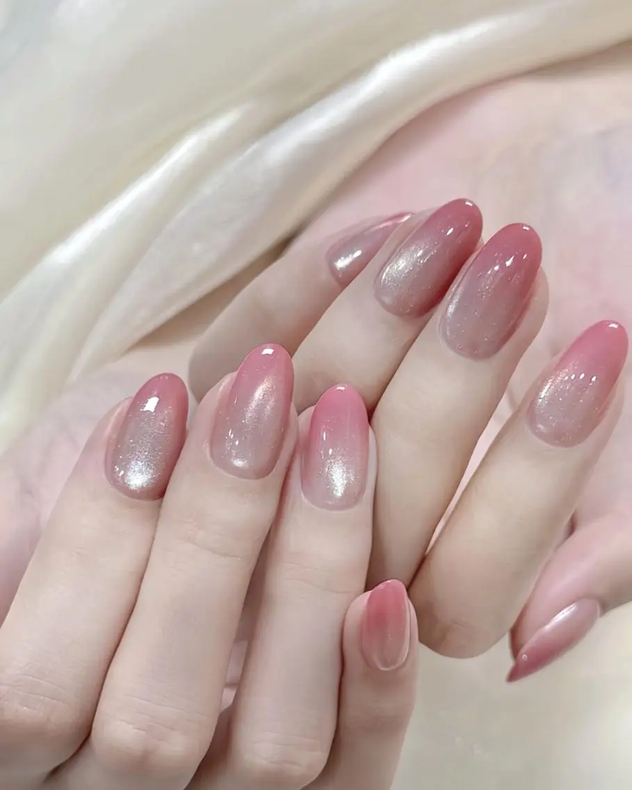 【自爪フィルイン無料 】🎀カラーグラデーションにうるうるマグネット🎀の写真