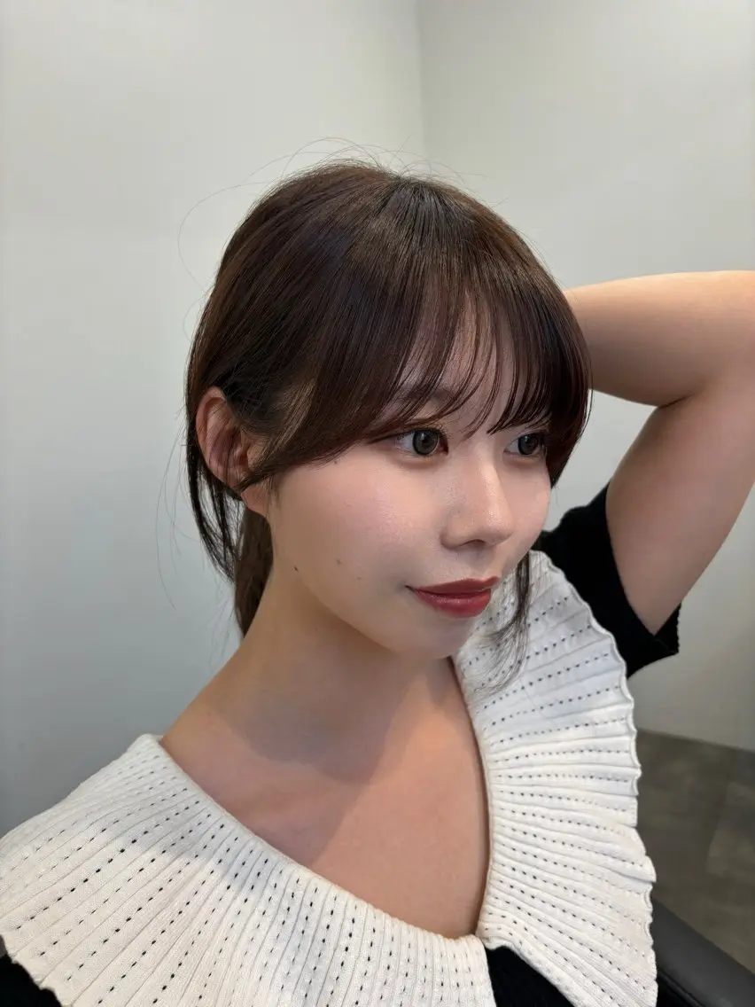 セミロング カラー パーマ ヘアアレンジ 小玉 彰哉のヘアスタイル