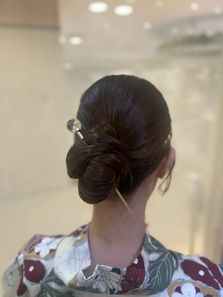 ロング ヘアセット 縮毛矯正/髪質改善/ 艶髪ササキナツミのヘアスタイル