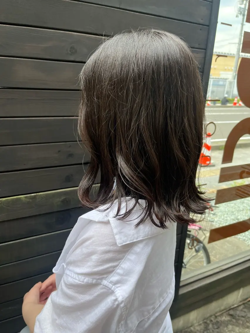 ミディアム 外ハネヘア TAKAHASHI REIKAのヘアスタイル