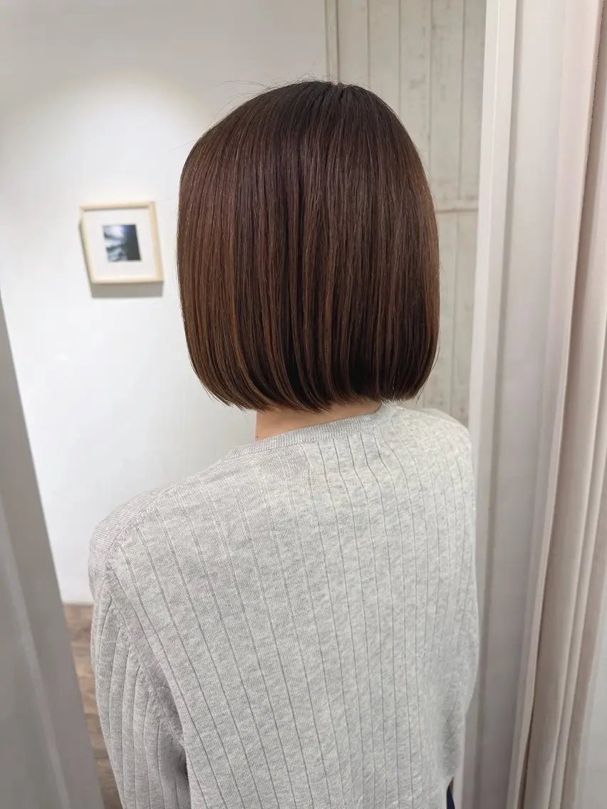 ミディアム カラー カット ヘアカラー トリートメント ハイライト⭐️上野 高広のヘアスタイル