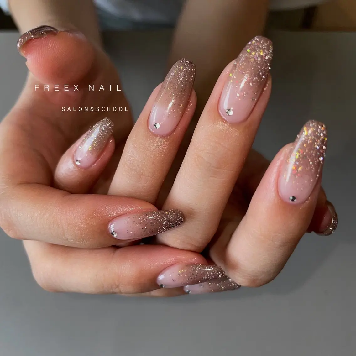 ネイル フラッシュネイル ハンドネイル フットネイル freex nail /ニュアンス/個性派のネイルデザイン