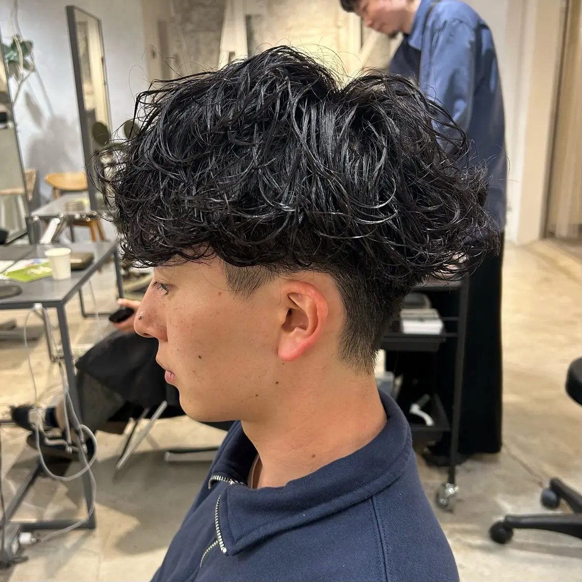 パーマ メンズ メンズ清潔感のプロ 💈メンズパーマ藤田のヘアスタイル