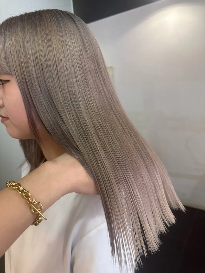 ロング カラー ハイトーン/エクステ /🎀YUINA🎀のヘアスタイル