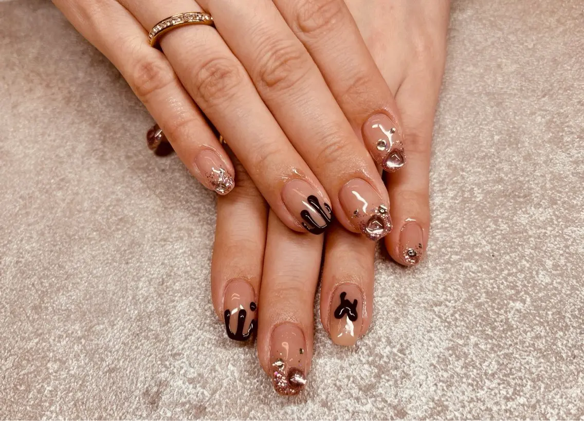 ネイル ハンドネイル LOVE NAIL 💕Sonoのネイルデザイン