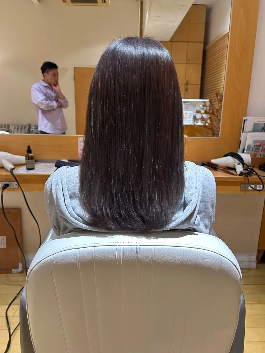 カラー ヘアカラー 大窪 菜月のヘアスタイル
