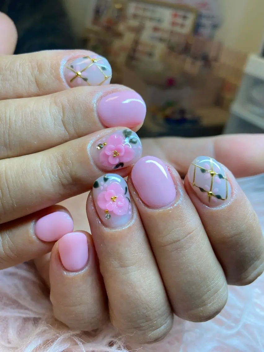 ネイル HandSnail 座間ネイルサロンのネイルデザイン