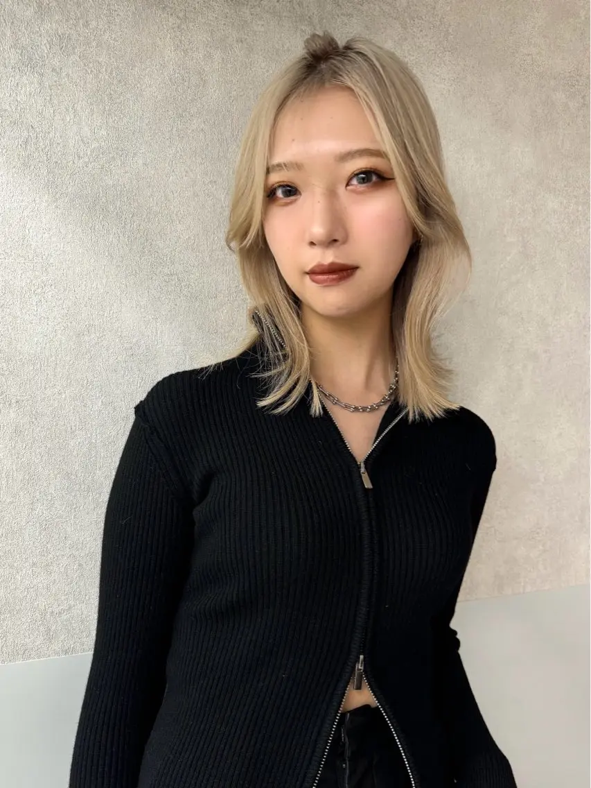 セミロング カット ヘアカラー トリートメント 福岡天神ダブルカラー レイヤー✨カジワラのヘアスタイル