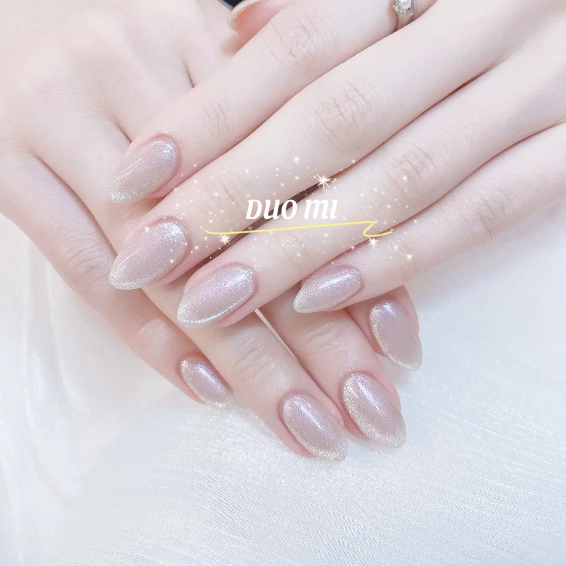 ネイル チークネイル 成人式 フレンチネイル グラデーション 氷ネイル・うるうるネイル ハンドネイル DUO MI nail salonのネイルデザイン