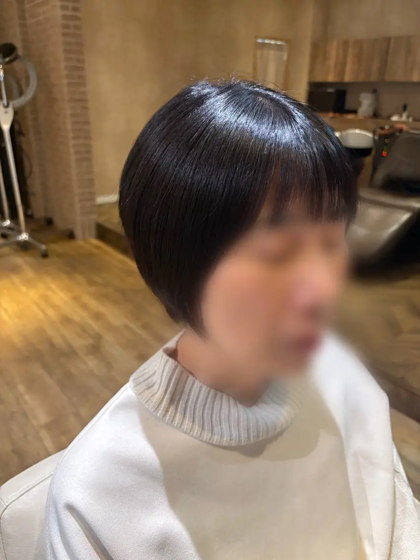 カット✂️ + 白髪染め +ハホニコTR🫧 ⚠️注意事項をお読み下さいの写真