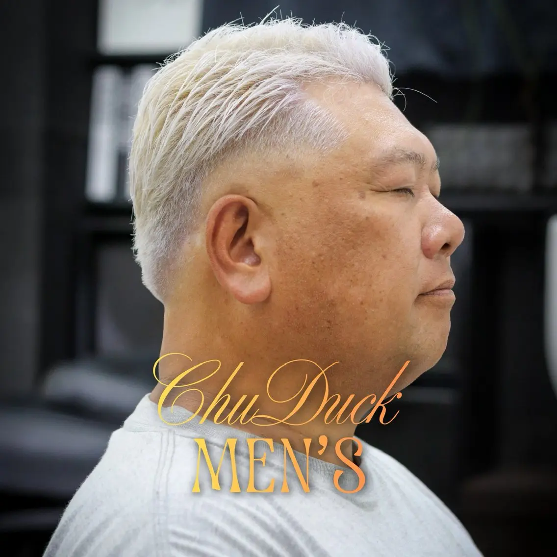 ショート カラー メンズ フェードカット ツーブロック カット ヘアカラー フェード×メンズ カット|SHOTAのヘアスタイル