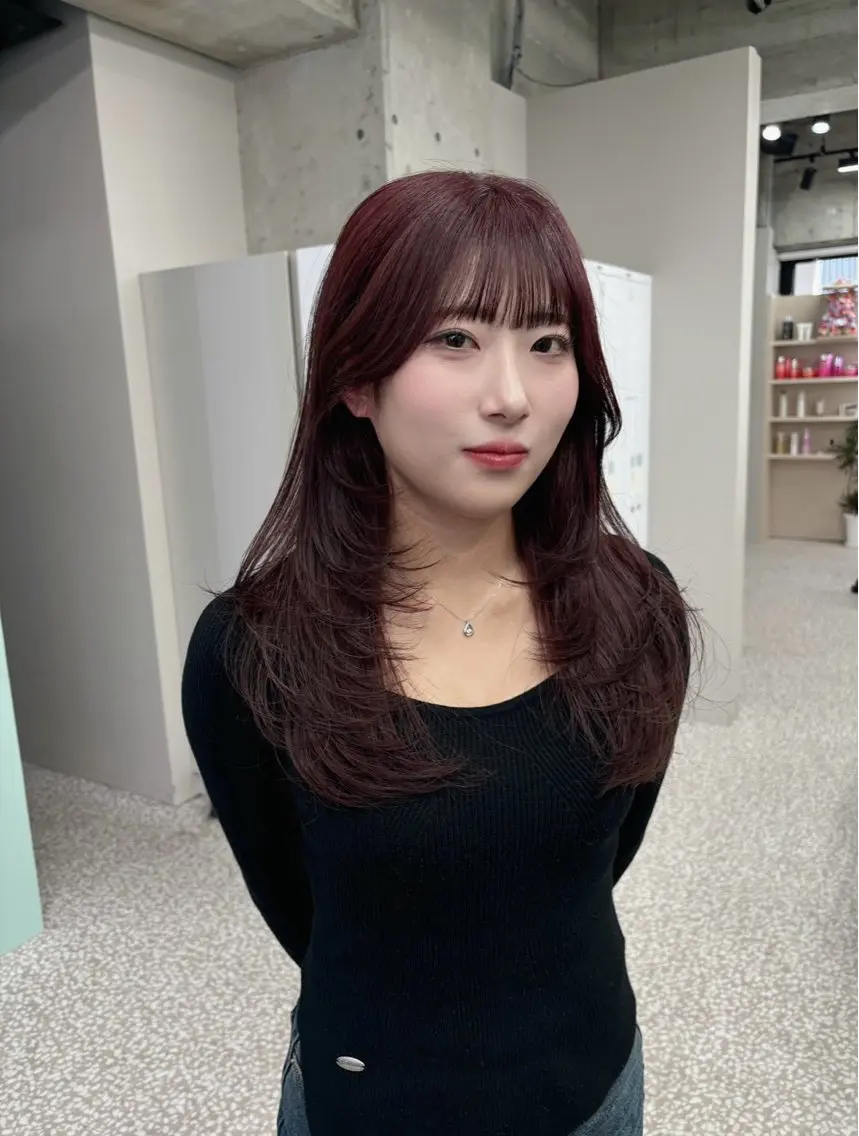 セミロング nanami IROW大名のヘアスタイル