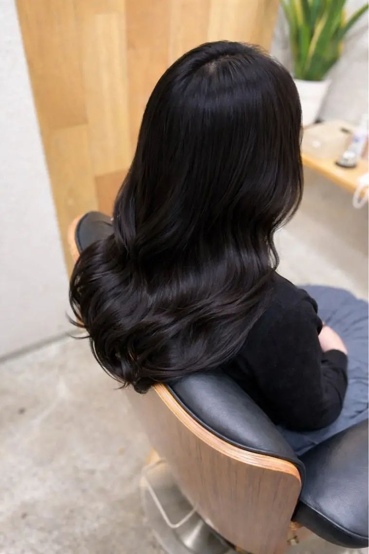 ロング カット ヘアカラー トリートメント 白鳥 正孝のヘアスタイル