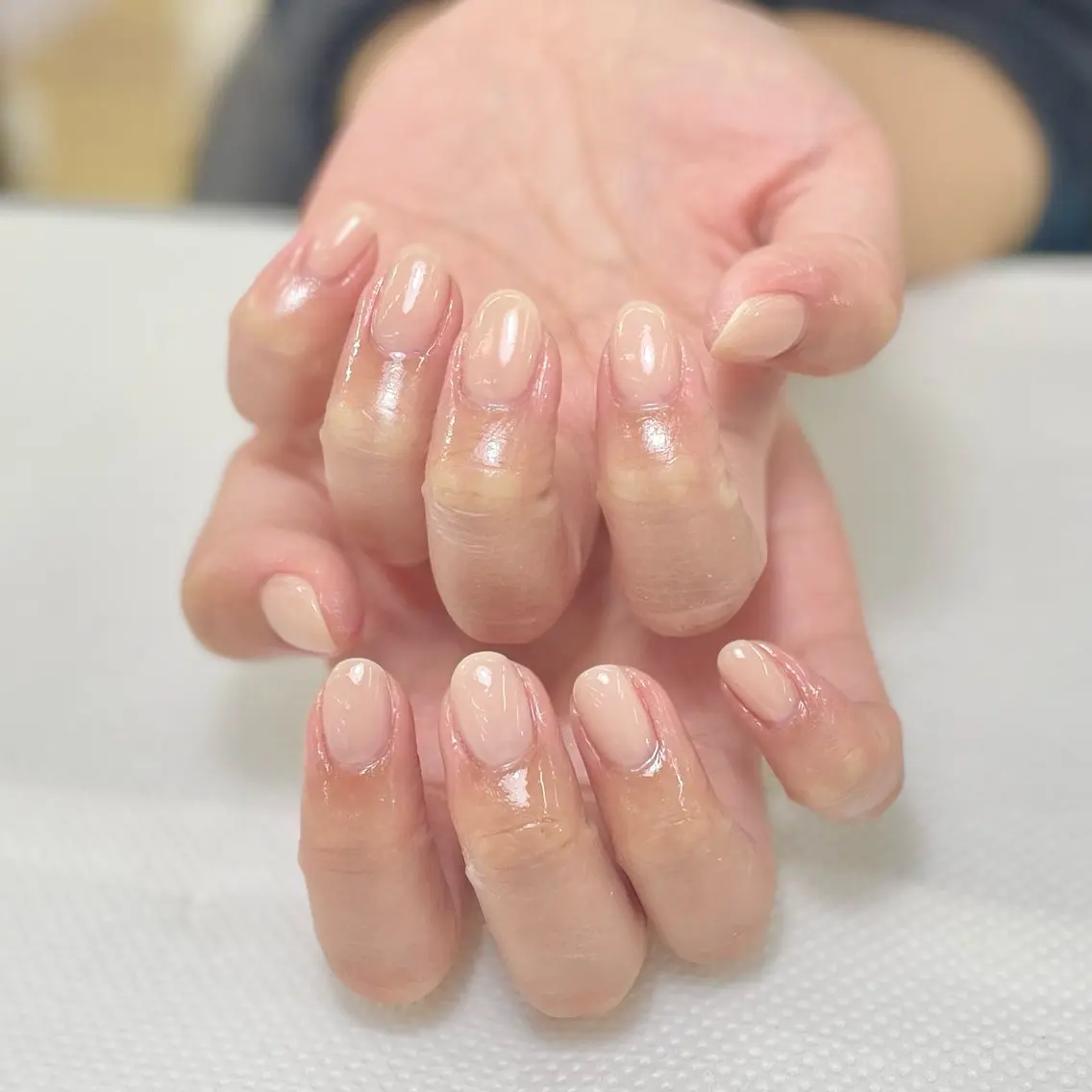 ネイル MAXKELLY正池 白フレンチ募集🕊️のネイルデザイン