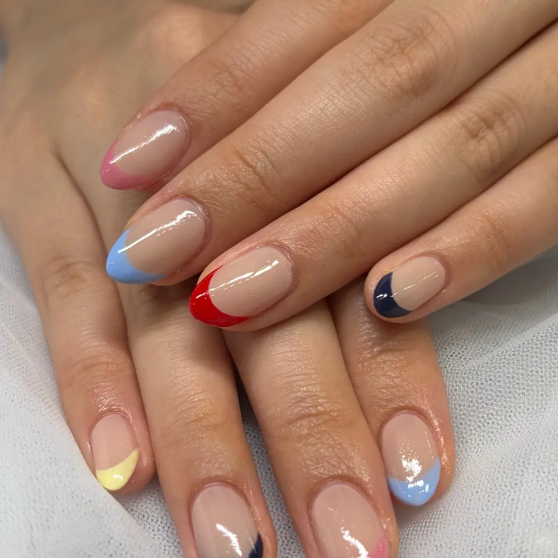 ネイル フレンチネイル シンプルネイル ハンドネイル Crea IBUKIのネイルデザイン