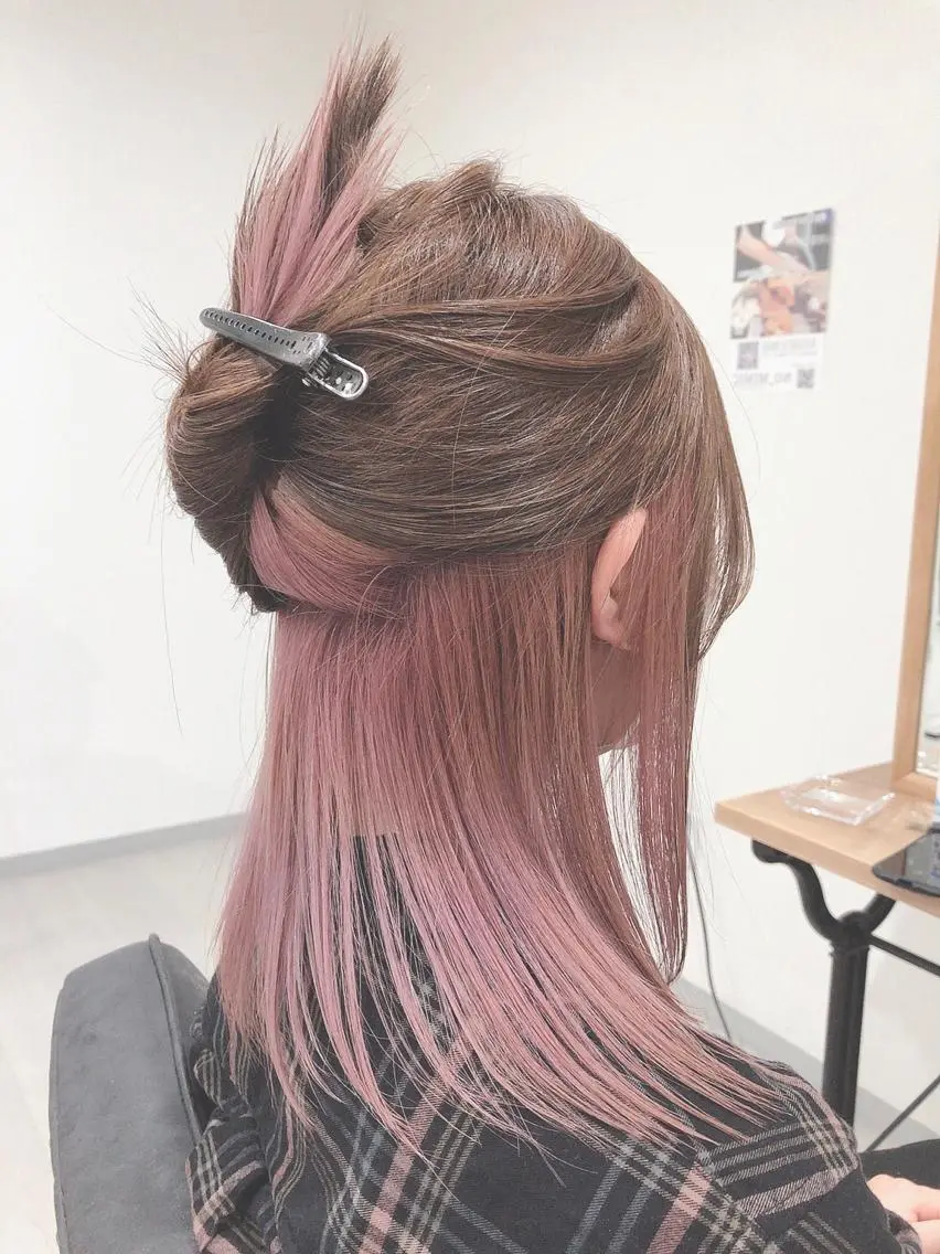 【ハーフ】ケアダブルカラー+トリートメントの写真