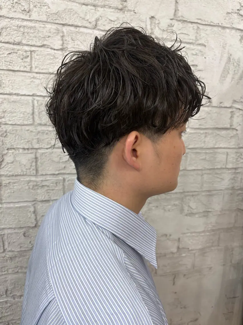 メンズ パーマ カットカラーモデル 募集中🩶Kai🐏のヘアスタイル