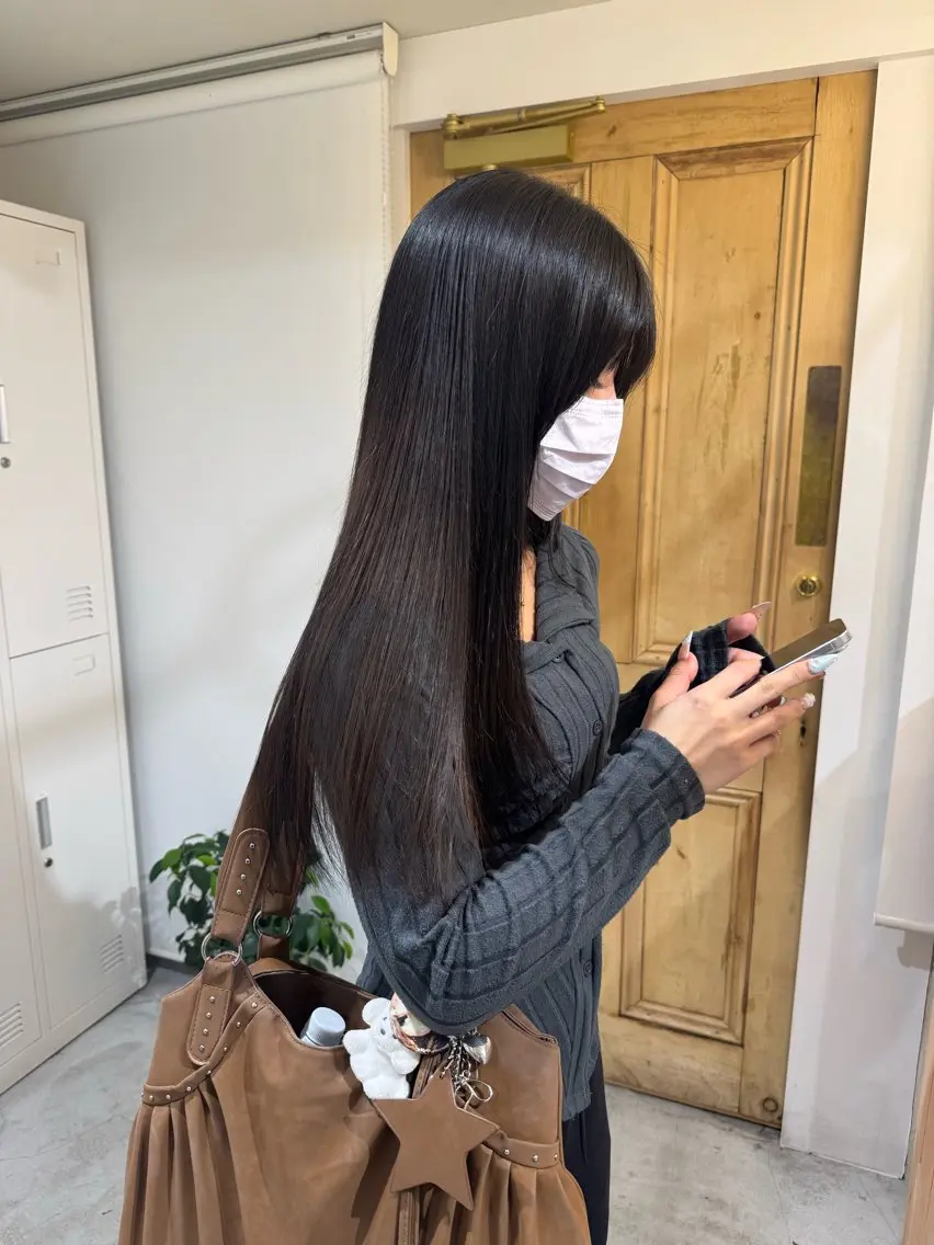 ロング トリートメント トリートメント 中澤 眸乃のヘアスタイル
