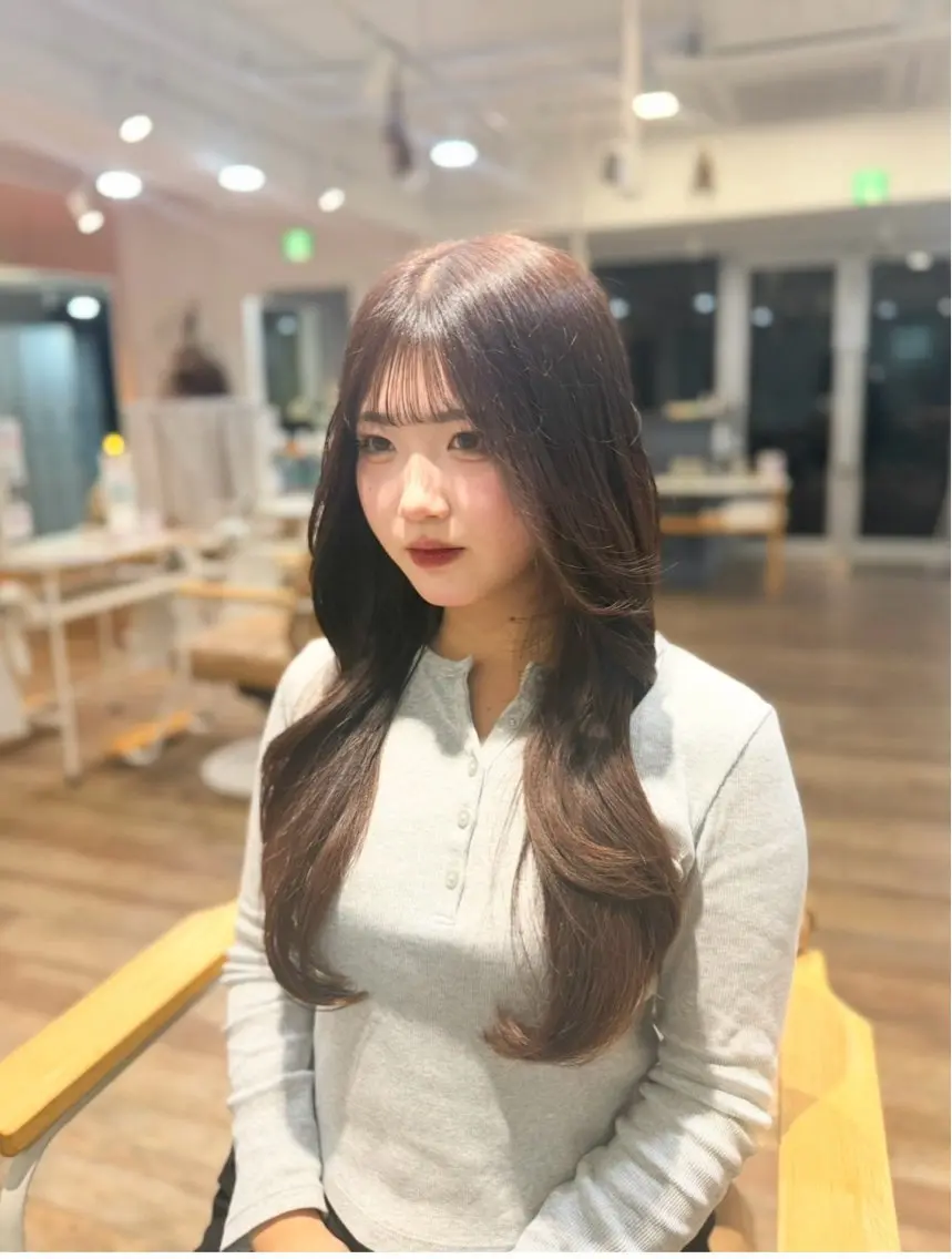【6/2 1名様限定‼️】美容液カラー🩰ྀི×カット/1stepトリートメント(外部補修トリートメント♡̴︎︎⟡.)の写真