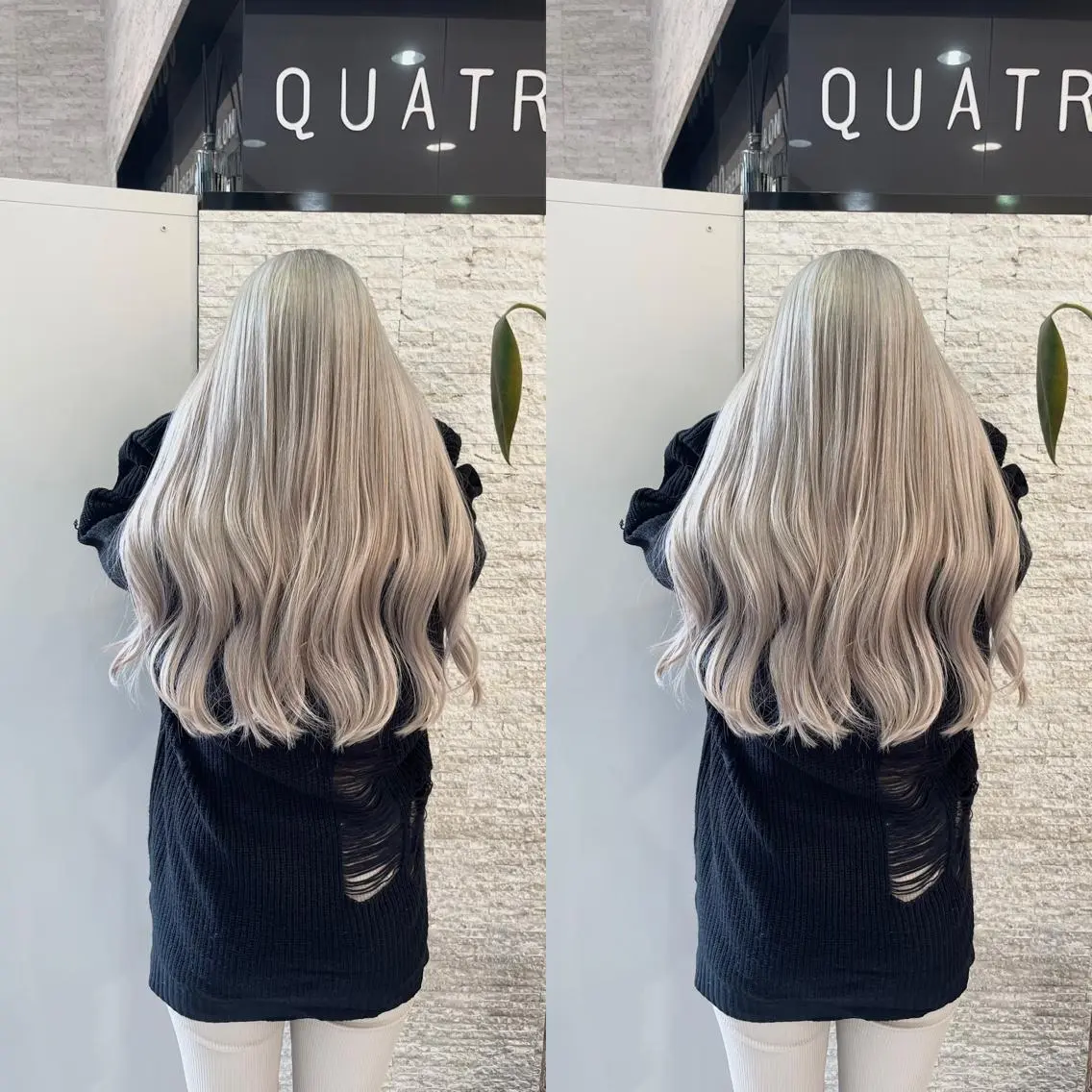 ロング ヘアカラー Y Uのヘアスタイル