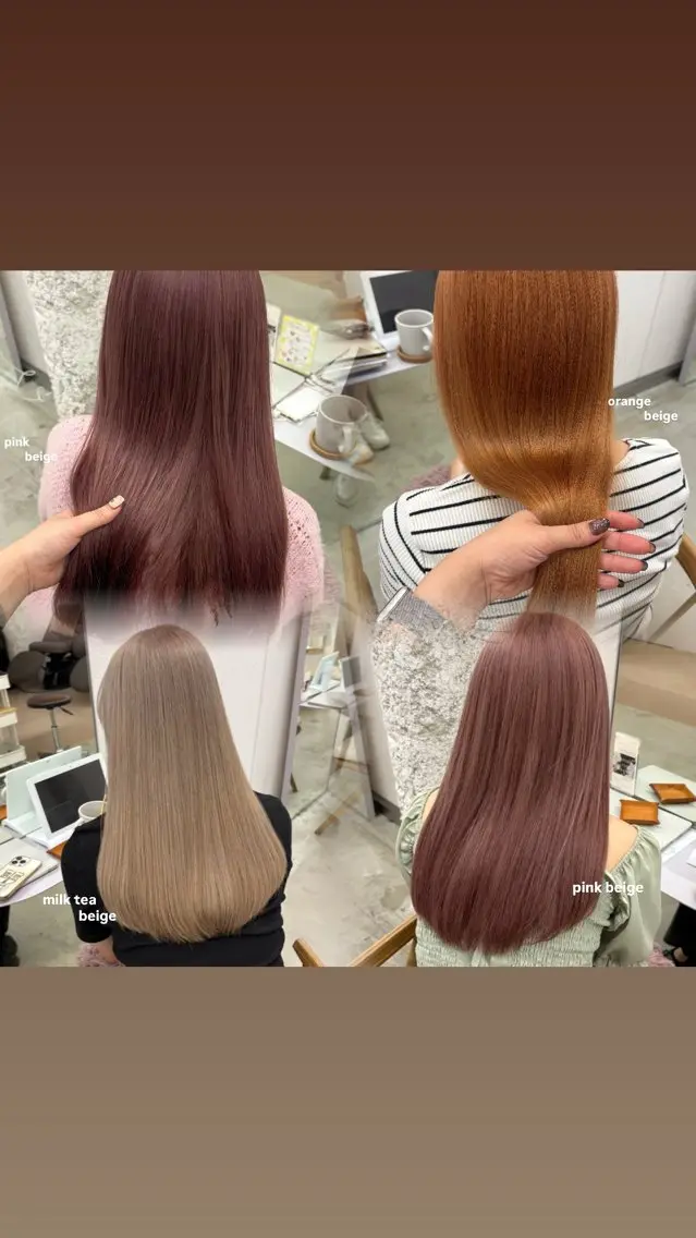 【ダブルカラー】カット+ダブルカラー(ケアブリーチ)+トリートメント🫧⚠️長さ料金あり⚠️土日+1,100円の写真