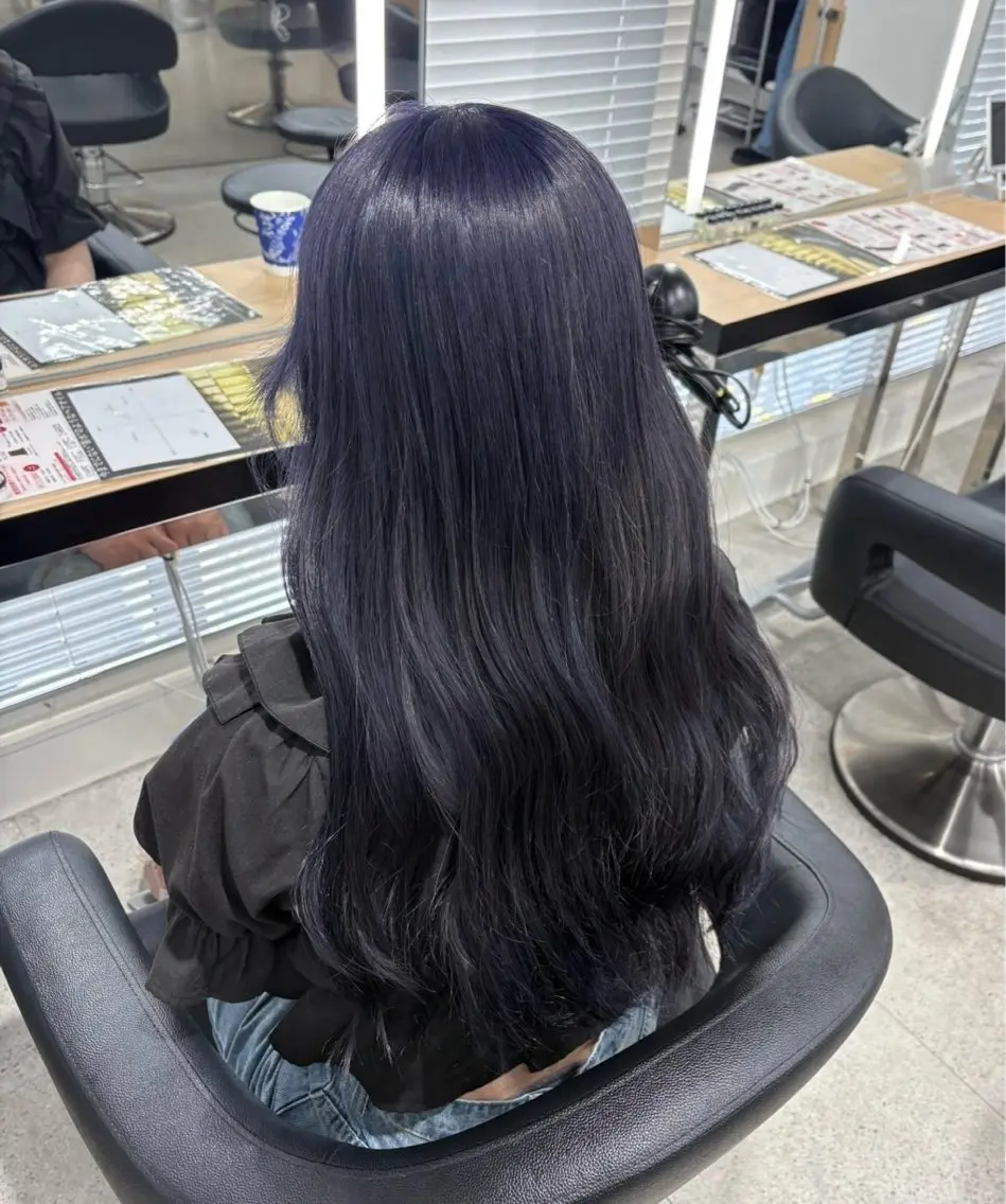 ロング ヘアカラー miku/ラベンダー 透明感カラー🪻❤︎のヘアスタイル