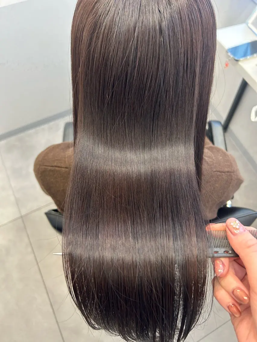 【✨👑コスパよくCAREしたい方👑✨】カット+ケアカラー+内部外部補修☆COTA1step treatment💫の写真