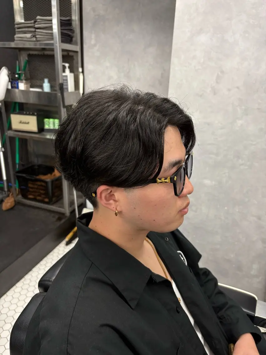 メンズ メンズパーマ カット パーマ RIPLAY/草津 田中凜鳳のヘアスタイル