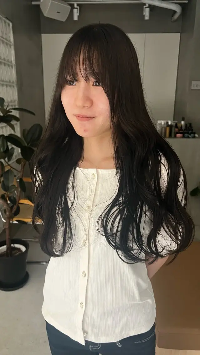 セミロング カラー ブリーチ 透明感カラー ヘアカラー トリートメント qiie/ワンカラー メンズカット/カラーのヘアスタイル