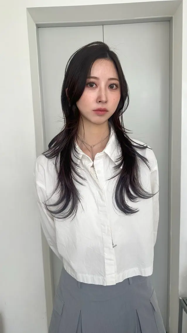 ロング レイヤーカット カット ヘアカラー トリートメント カット 🔹KAIRIのヘアスタイル