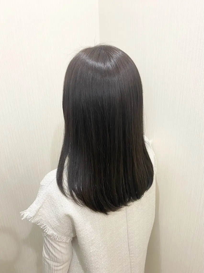 セミロング カラー カット ヘアカラー トリートメント naitre 🌼SHIORI🌼のマツエク・マツパデザイン