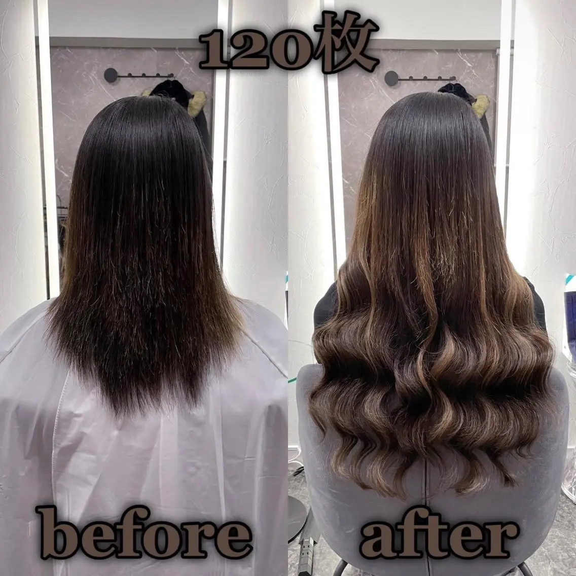 期間限定 衝撃価格✨【ショートの方にオススメ】ハイブリッド/シールエクステ120枚27000円の写真
