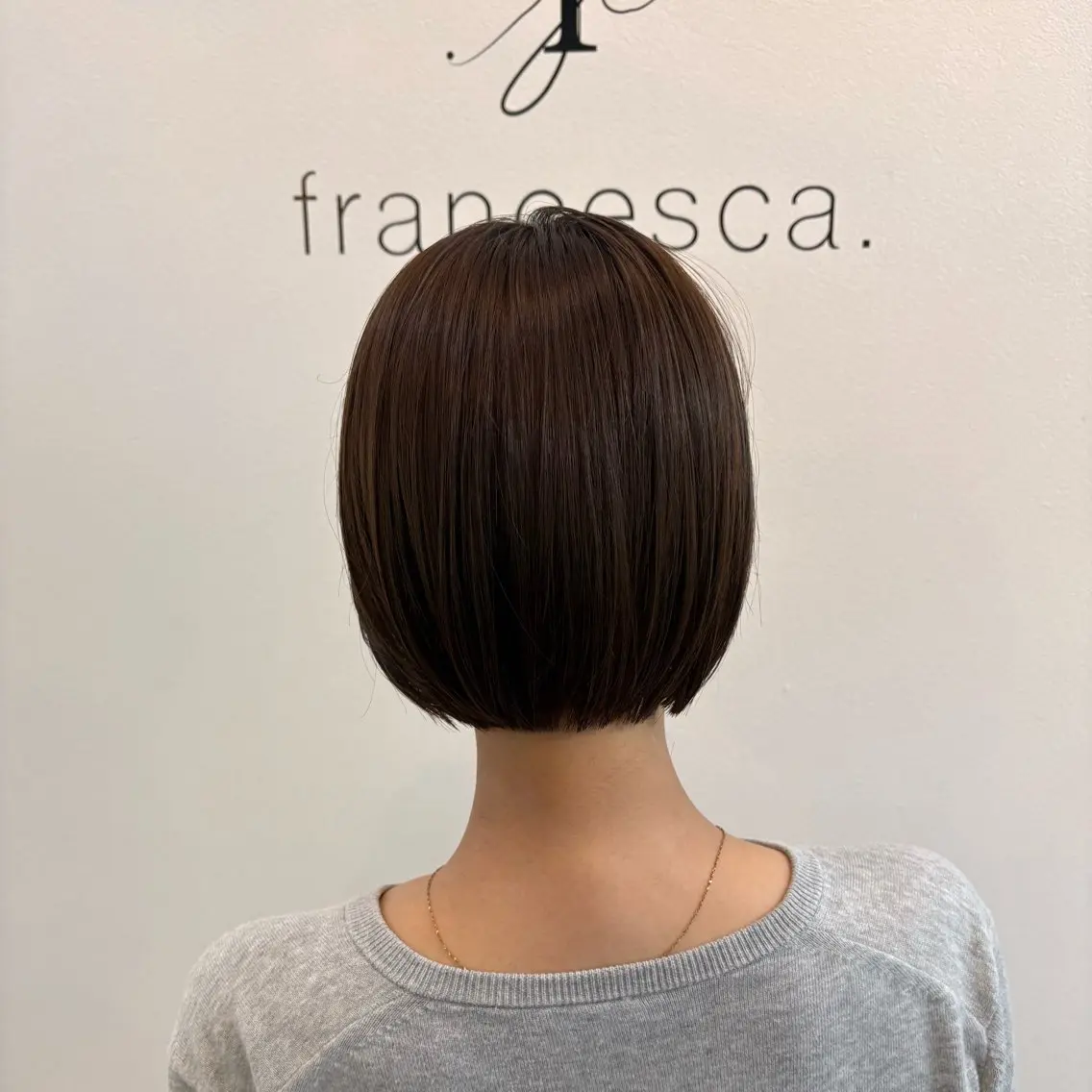 ショート ボブ カット トリートメント 無料カットモデル/ 梅田🦋さかそ。のヘアスタイル