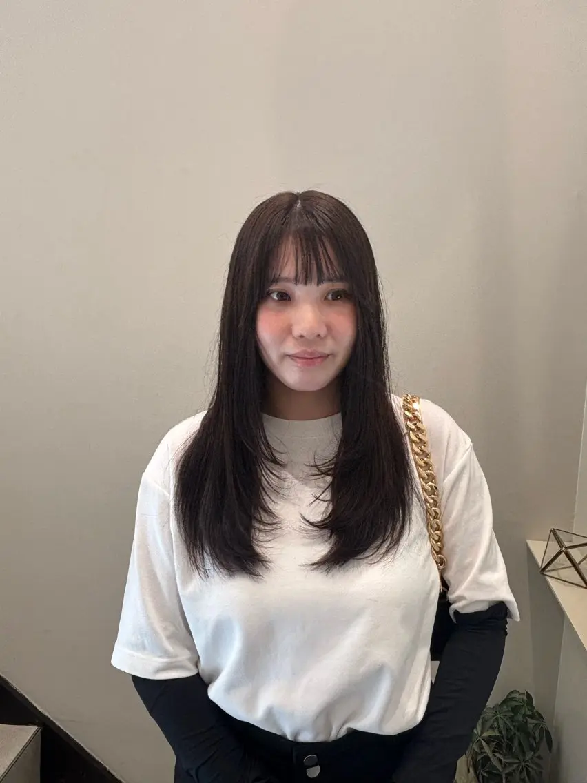 ロング レイヤーカット 🫧glad🫧 田村雪乃のヘアスタイル