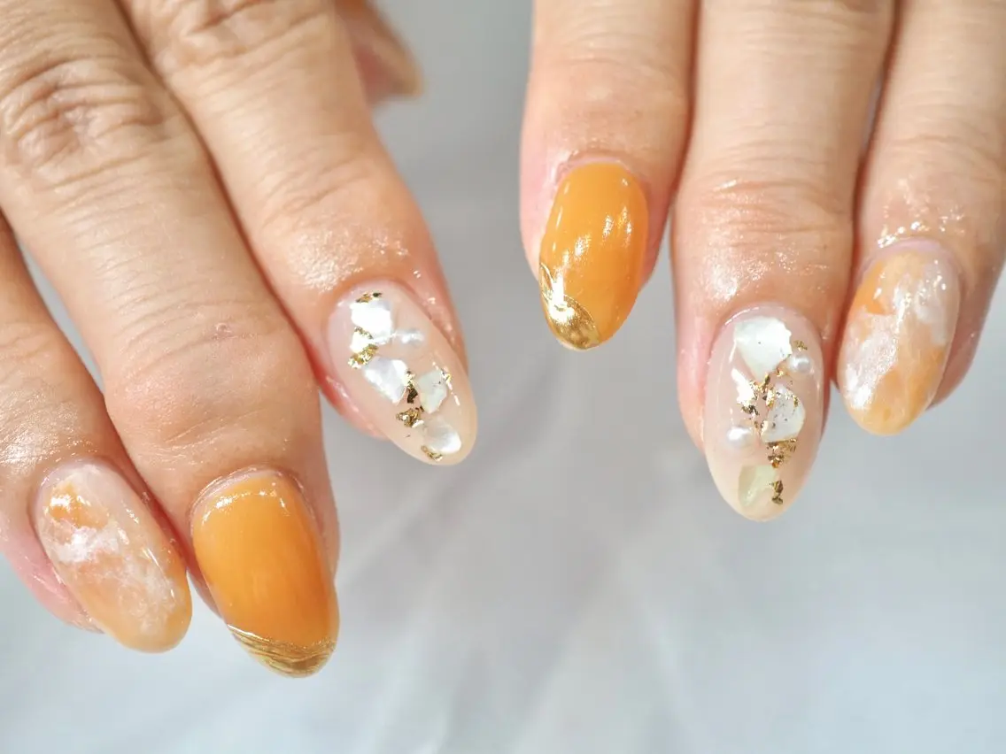ネイル ハンドネイル glaNje aoiのネイルデザイン