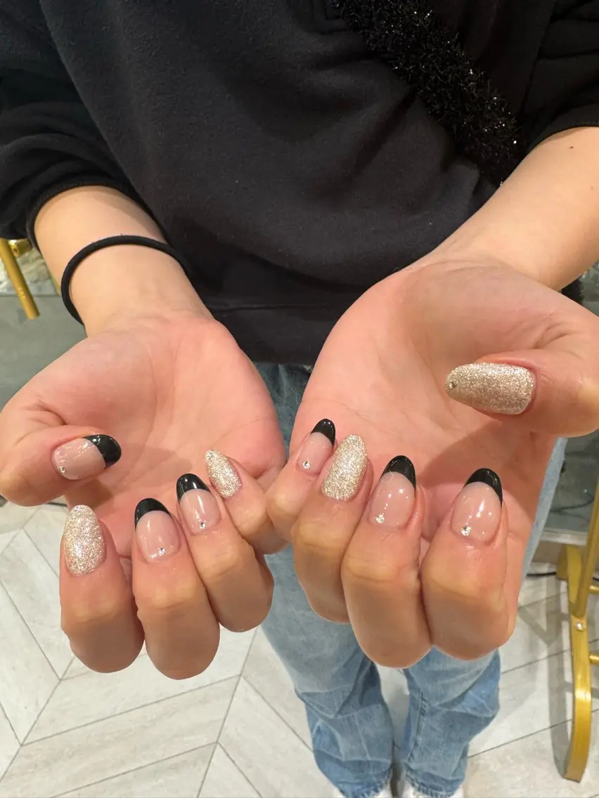 ネイル ハンドネイル なぽ ❤︎長さだし / 韓国nailのネイルデザイン