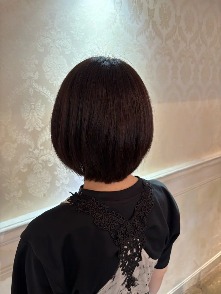 ショート レイヤー/似合わせ カラー 大川 結羽のヘアスタイル