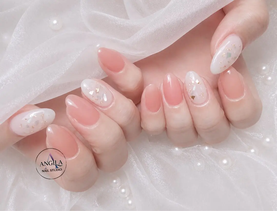 ネイル ANGILA ネイル¨̮S*Y*Kのネイルデザイン