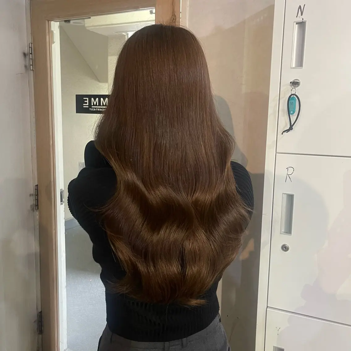 ロング ヘアカラー トリートメント ナカヤマナナエ ♡のヘアスタイル