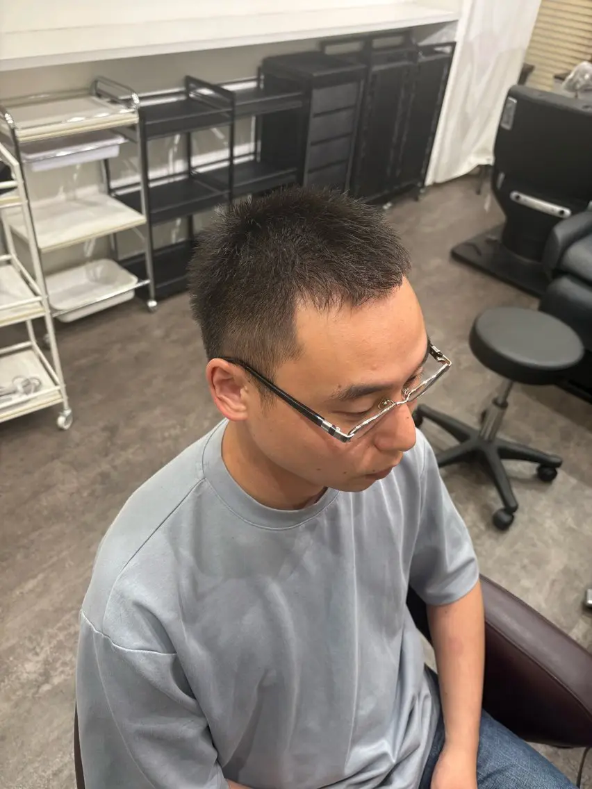 ショート メンズ 大竹 遥人のヘアスタイル