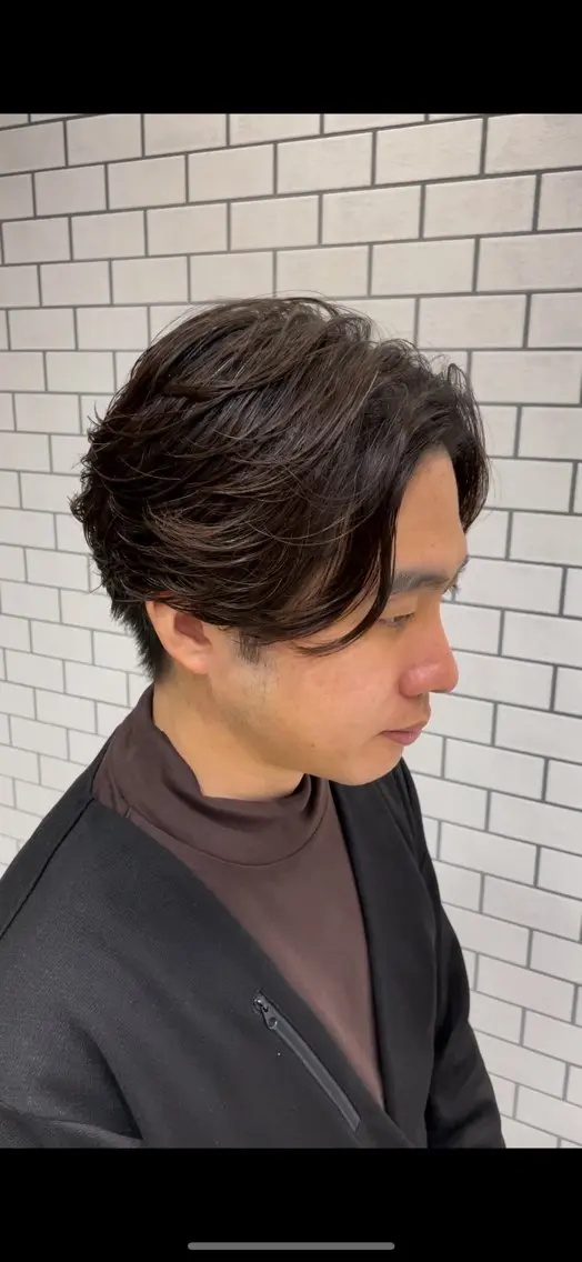 メンズ カット パーマ 目崎 丞のヘアスタイル