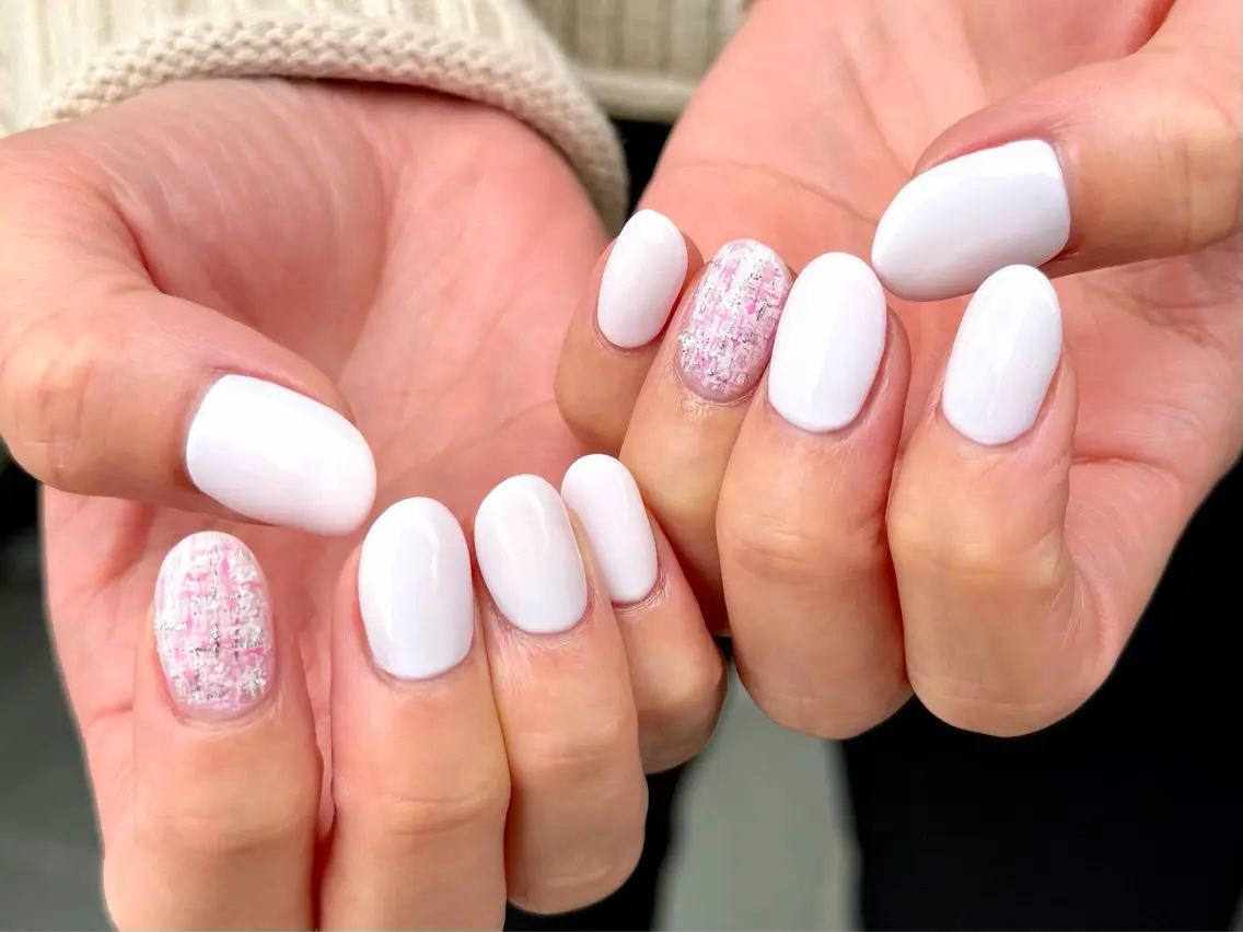 ネイル ツイードネイル HazeGrass NAILのネイルデザイン