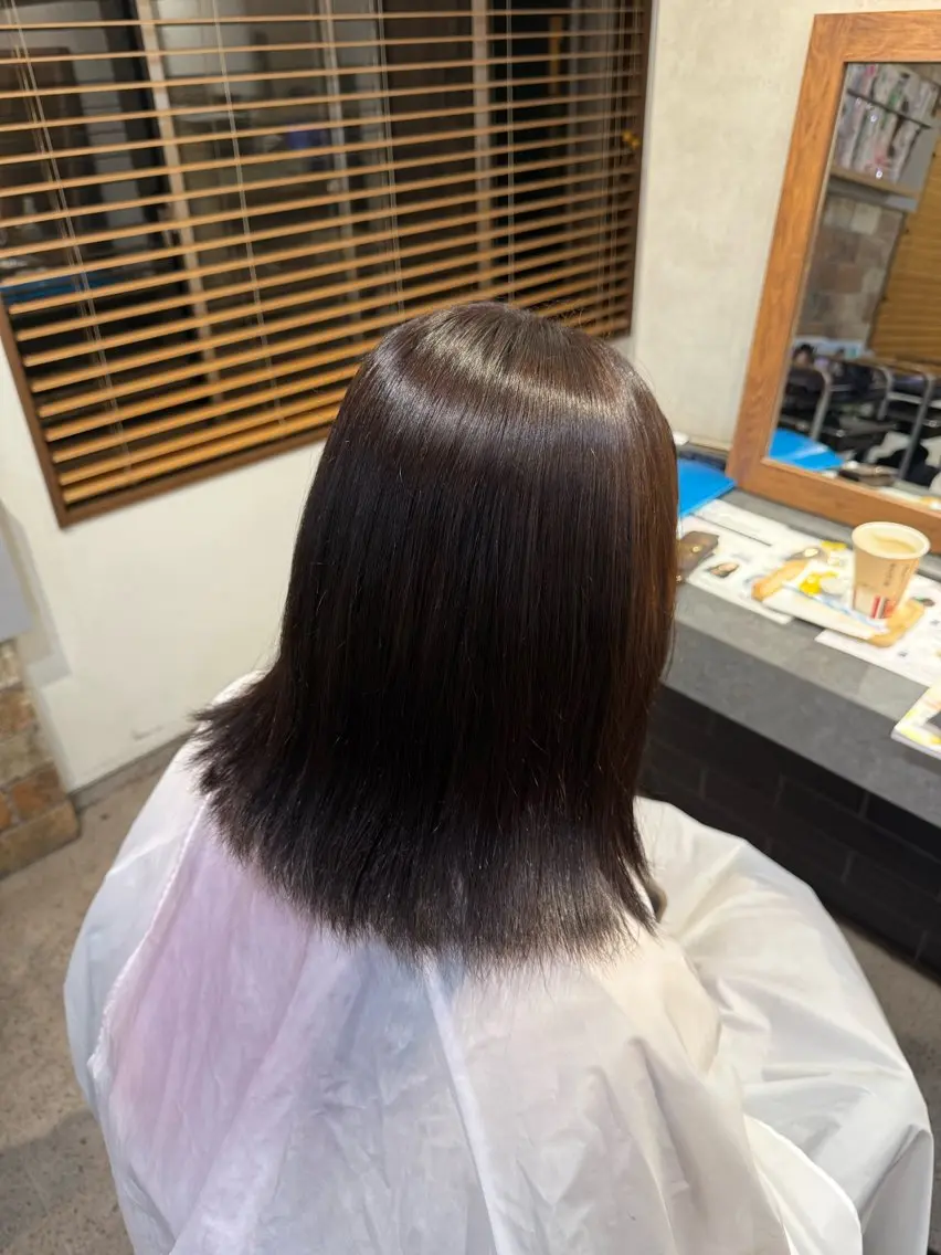 透明感カラー+アフターTrの写真